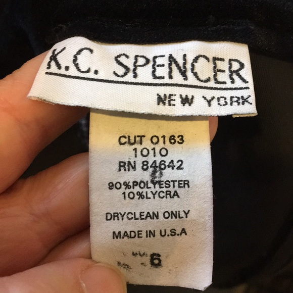 Velvet little black dress, long sleeve - Picture 3 of 3